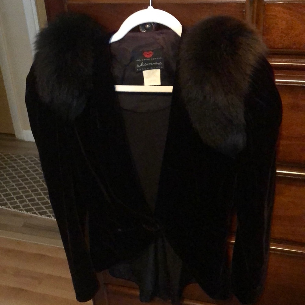 Climax for David Howard fox accents blazer